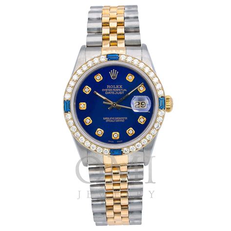 rolex datejust 12300|Rolex Datejust blue face diamonds.